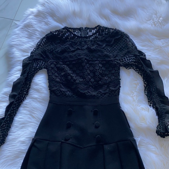 Self portrait dress in black size 0 - Picture 5 of 9